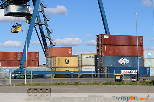 Bijzonder sterke groei containeroverslag Rotterdamse haven