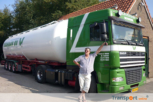 Vrachtwagenchauffeur Sjaak Vork met pensioen: “Dat valt niet mee”