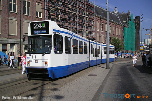 Pinautomaten in bus en tram in Amsterdam 
