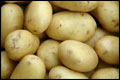 74-jarige vrachtwagenchauffeur verliest 30 ton aardappelen op rotonde
