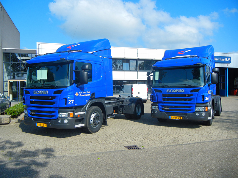 walvis Laatste Klooster Transport Online - Twee nieuwe Scania distributietrekkers voor Van den Haak  Geldermalsen