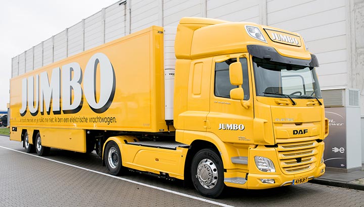 Transport Online Jumbo Breidt Wagenpark Uit Met Volledig Elektrische Vrachtwagen