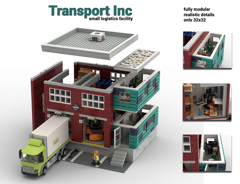 Geldschieter Vrijgevig telegram Transport Online - Customs Admin Thomas Geurts in de race voor ontwerp  officiële logistieke Lego set [+foto's]
